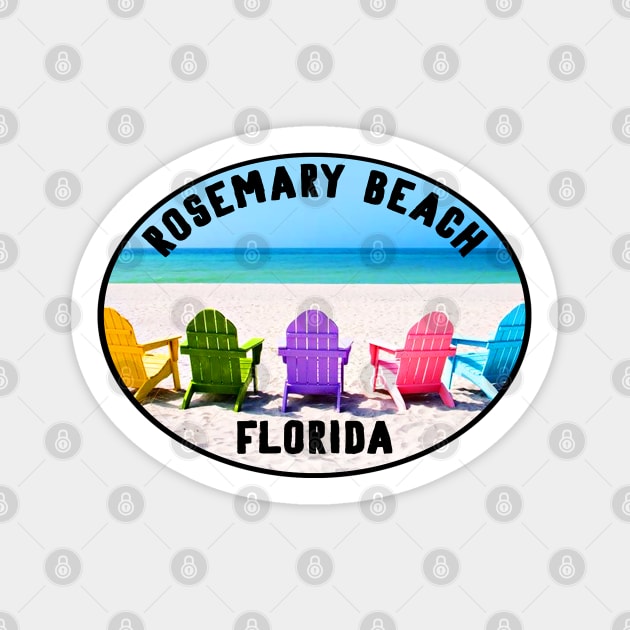 Rosemary Beach Florida Adirondack Chairs 30A Emerald Coast Sticker by DD2019